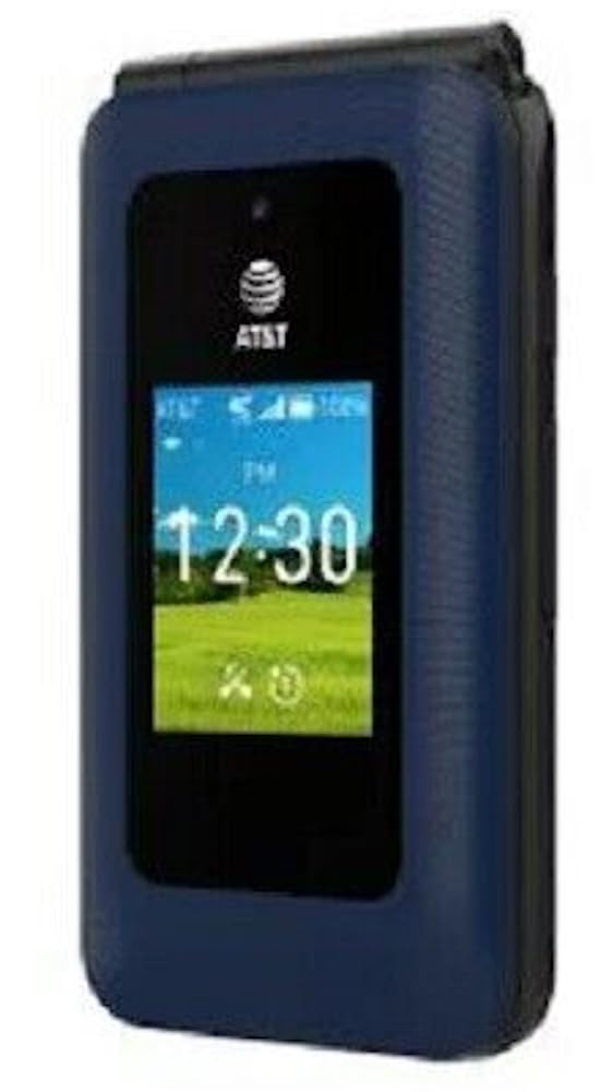 Prepaid 4G LTE Flip Phone, 2MP Camera, Android, Classic Navy X91465