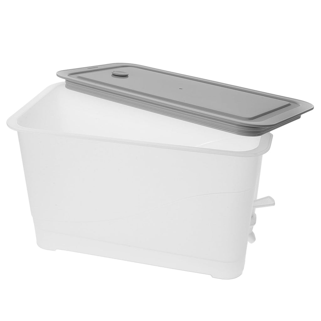 4L Cold Water Jug with Faucet Gray Plastic X92556