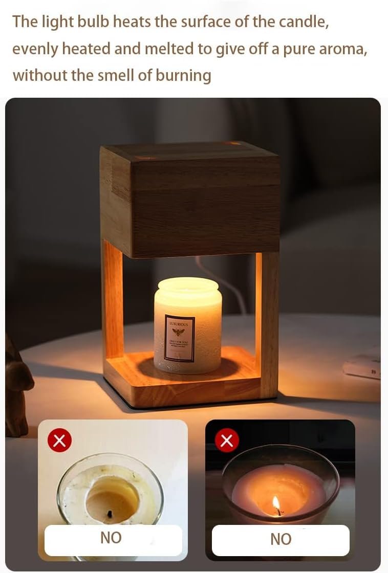 Candle Warmer Lamp with Timer and Adjustable Brightness N92904