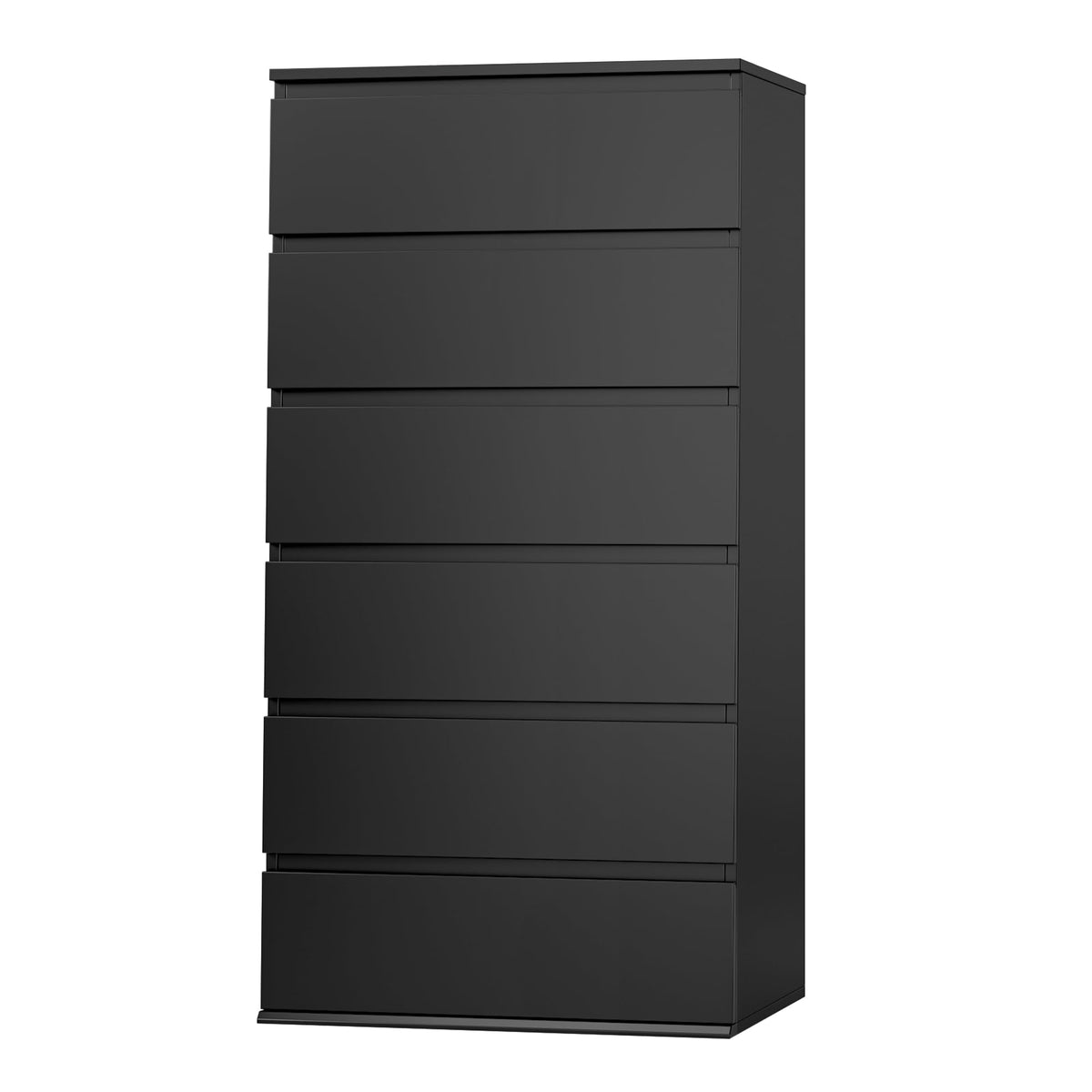 Black 6 Drawer Dresser E644