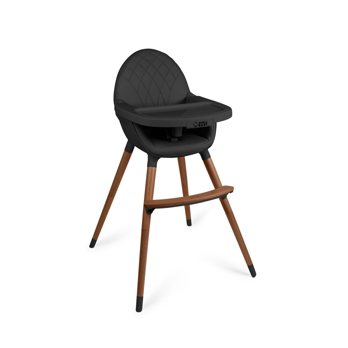 Convertible Wooden High Chair with Adjustable Height B7447