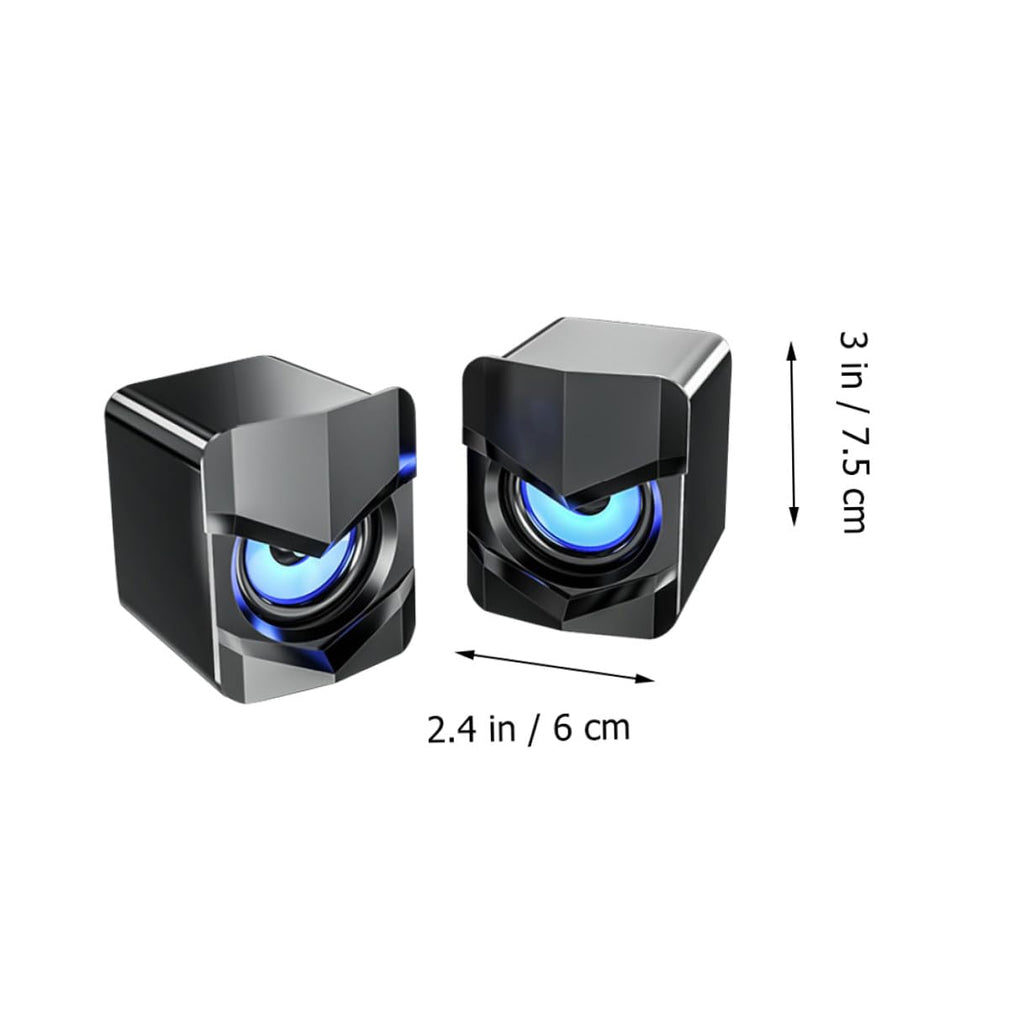 2 Pack USB Computer Speakers V2422