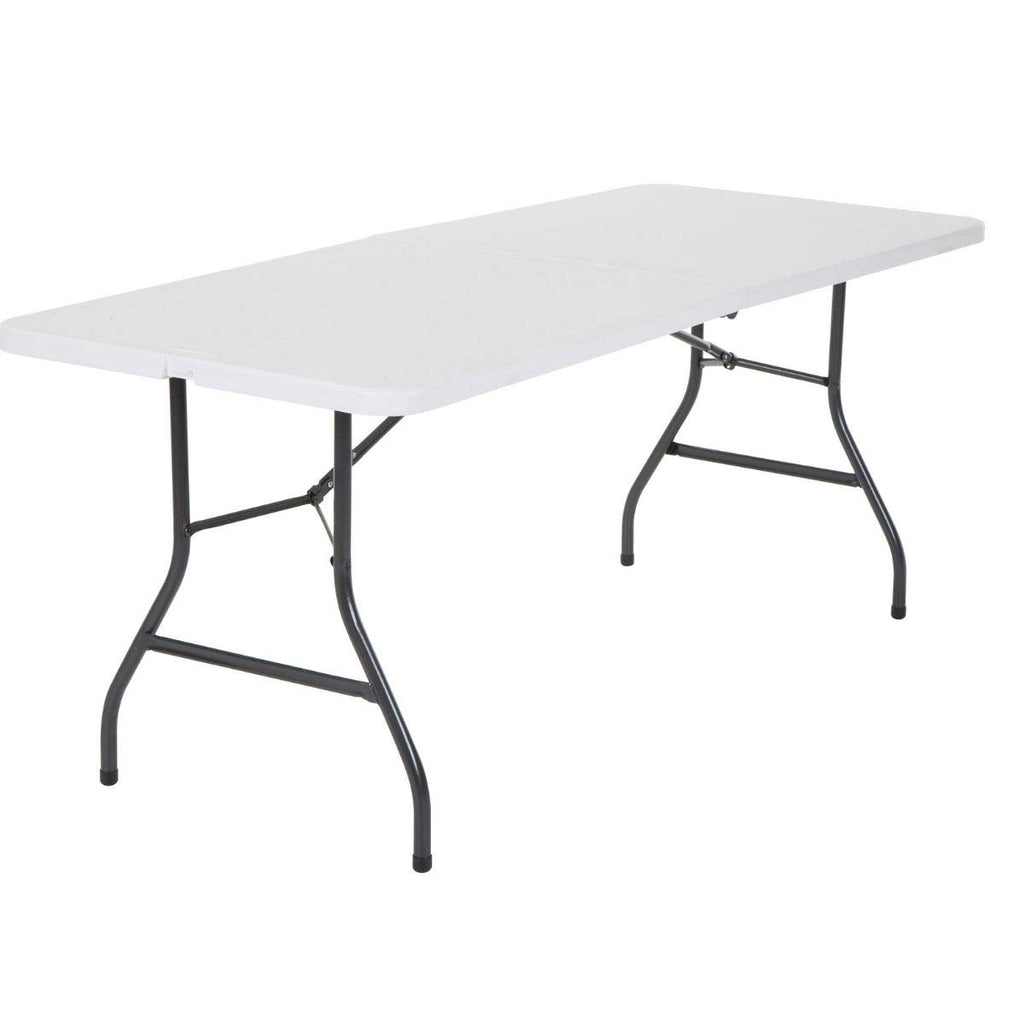 6 Foot Folding Table White D519
