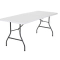 6 Foot Folding Table White D519