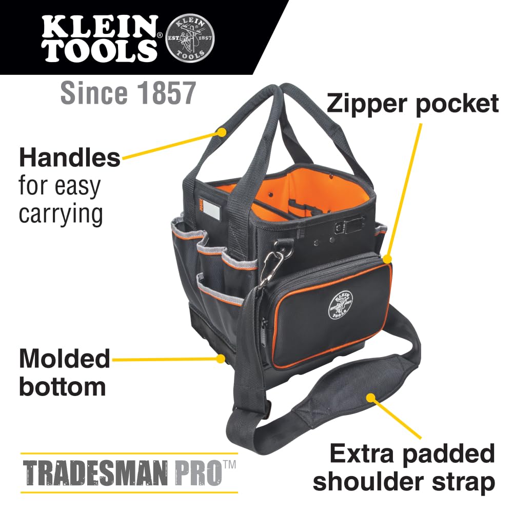 Tool Bag with Shoulder Strap and 40 Pockets F502