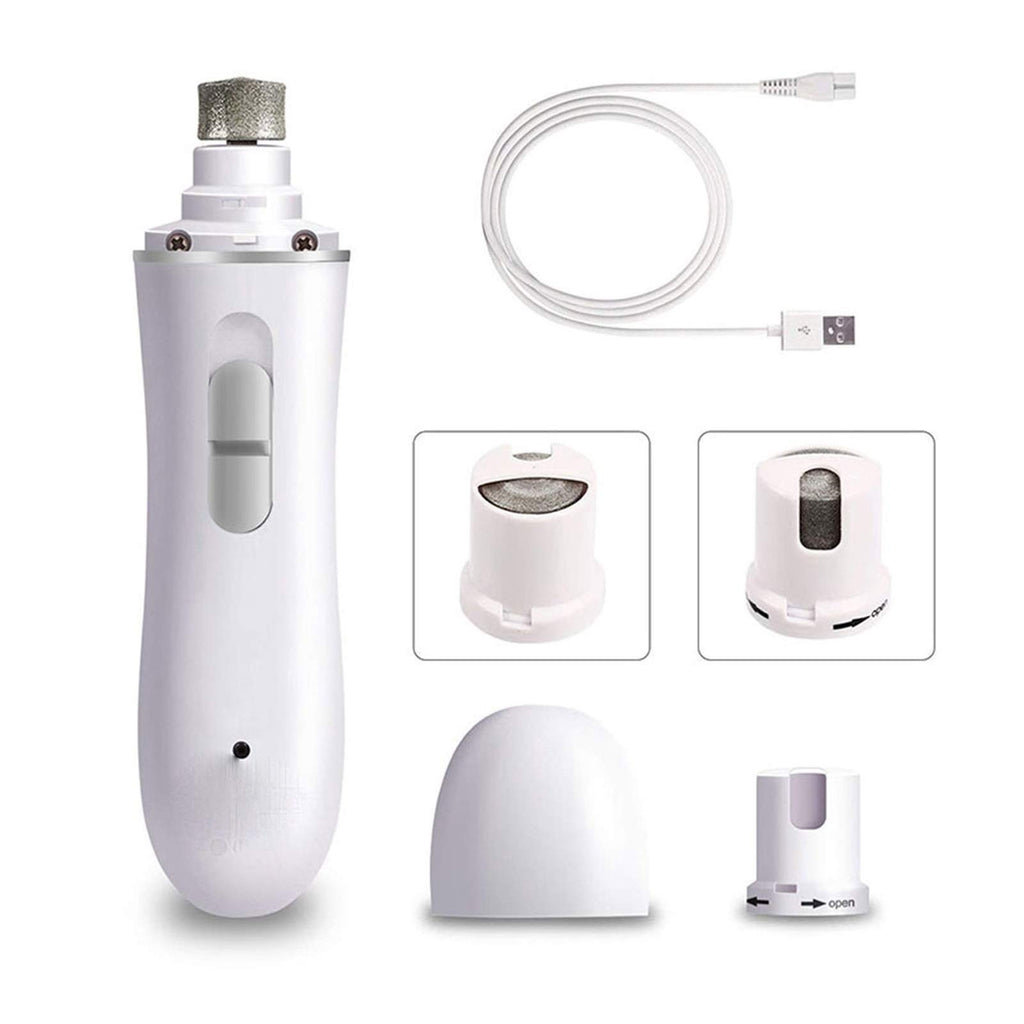 Dog Nail Grinder 2-Speed Electric Rechargeable Pet Claw Trimmer R8494