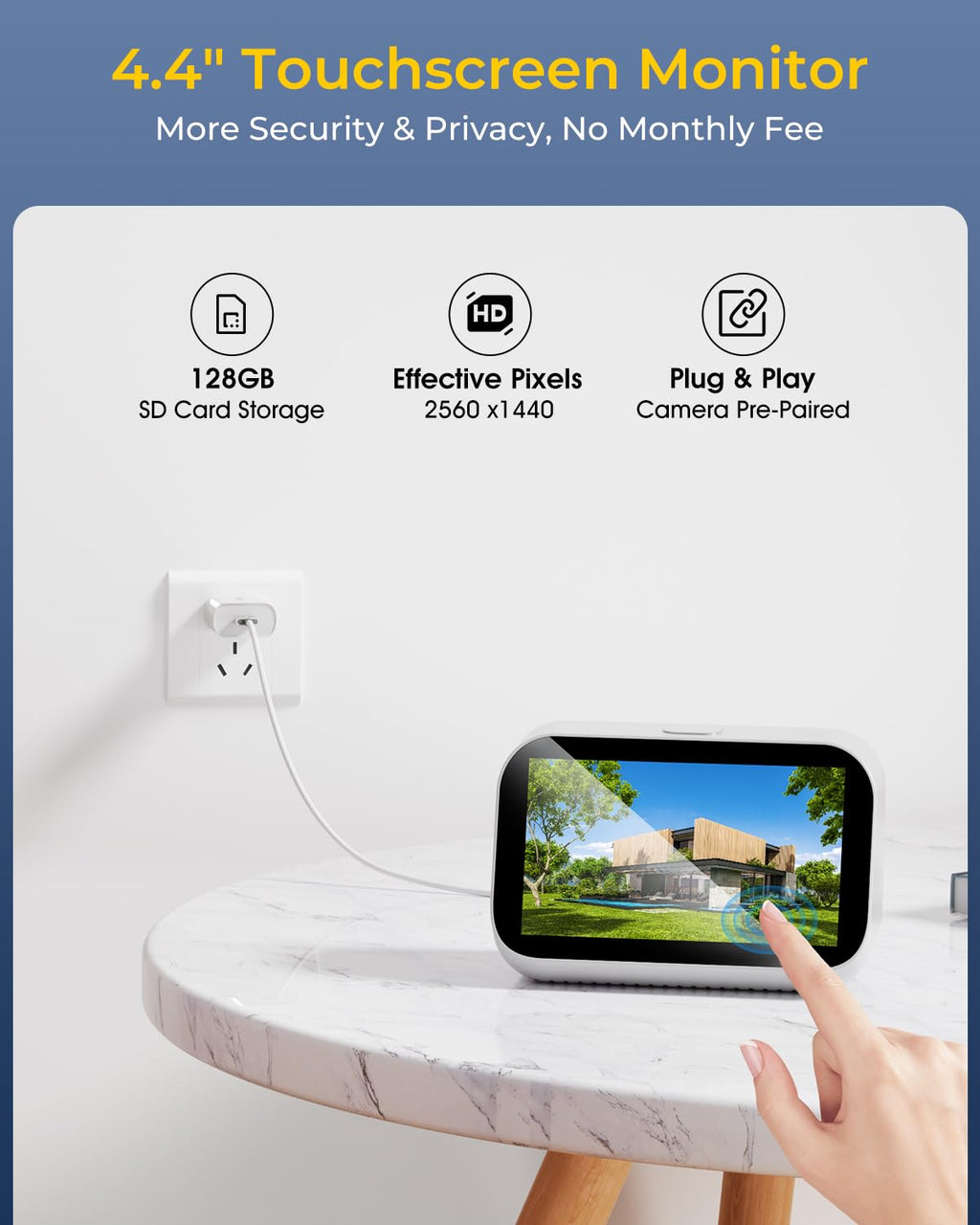 4 Cam Wireless Solar Security Camera System F278