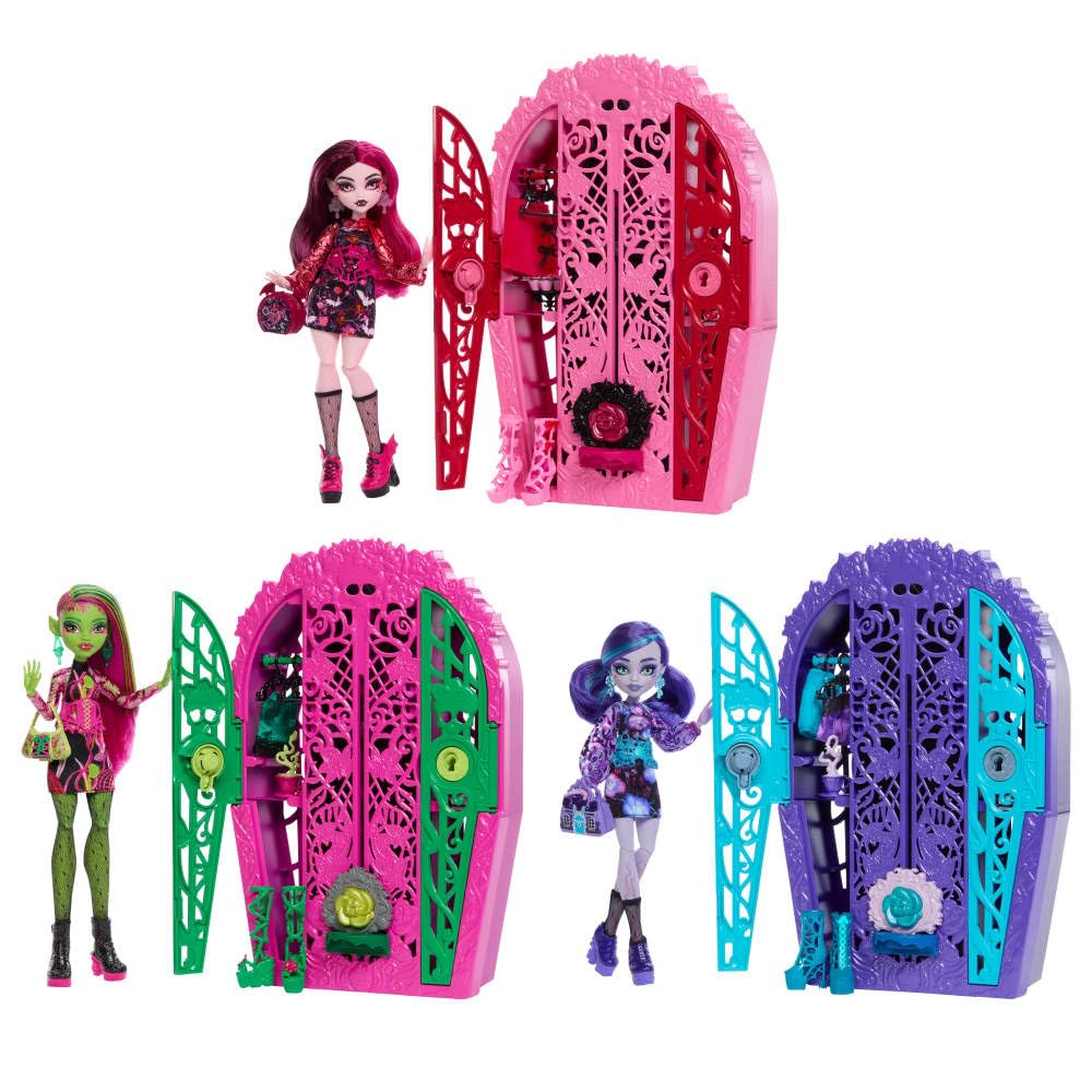 Doll & Accessories Set with Closet F77120