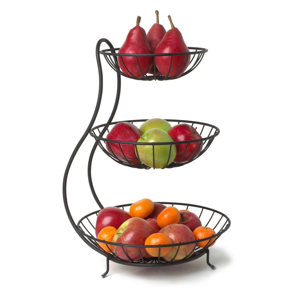 3 Tier Steel Fruit Basket Kitchen Organizer O5129