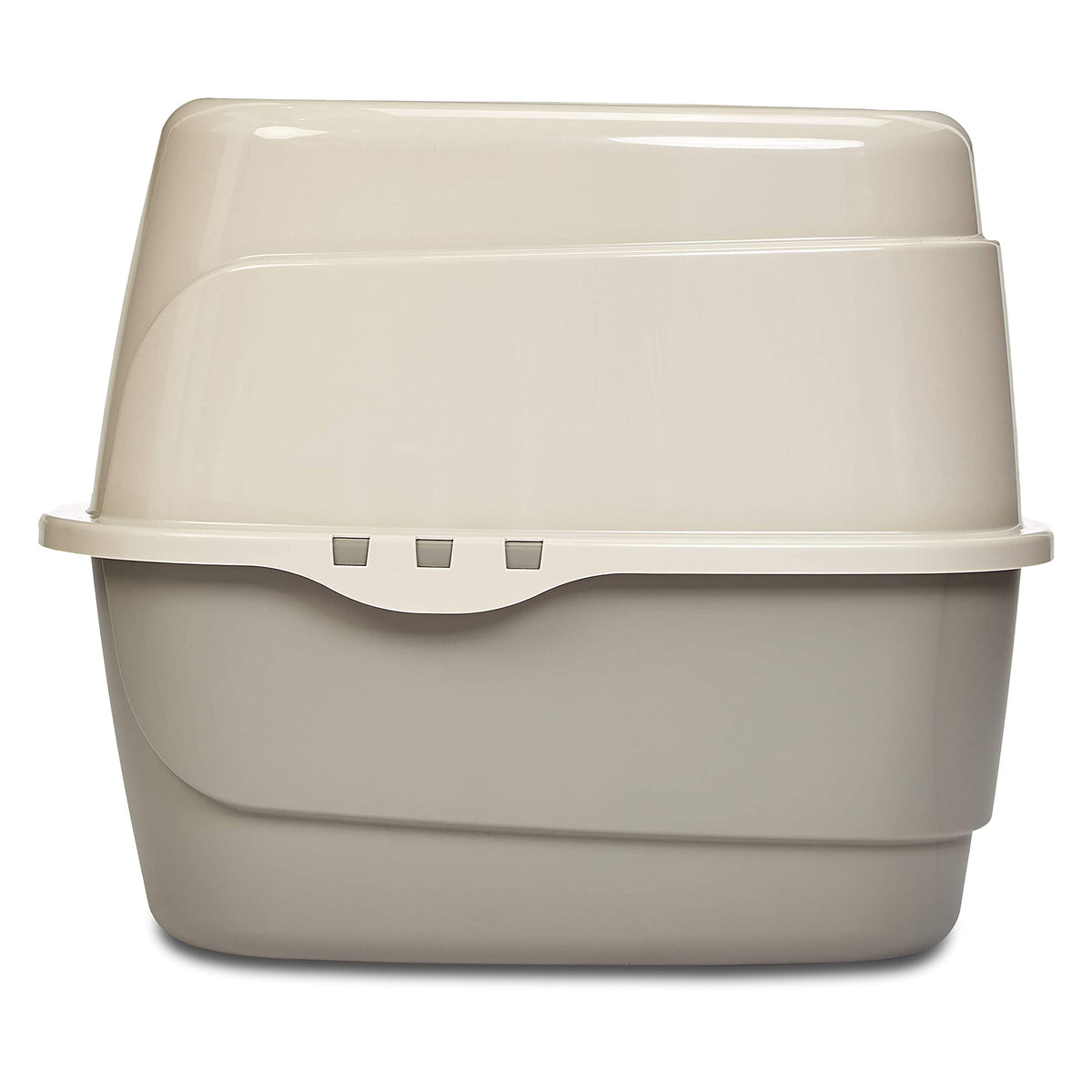 Charcoal Enclosed Cat Litter Box with Lid C8772