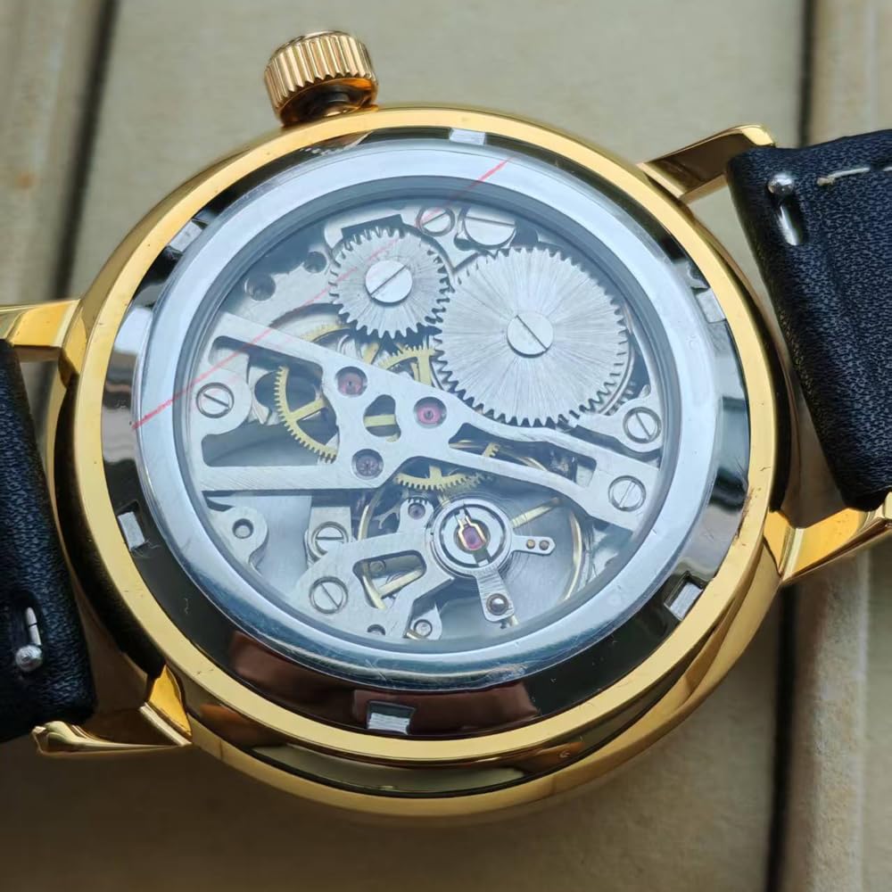 Vintage Mechanical Watch with Domed Glass and 40mm Case Z765278