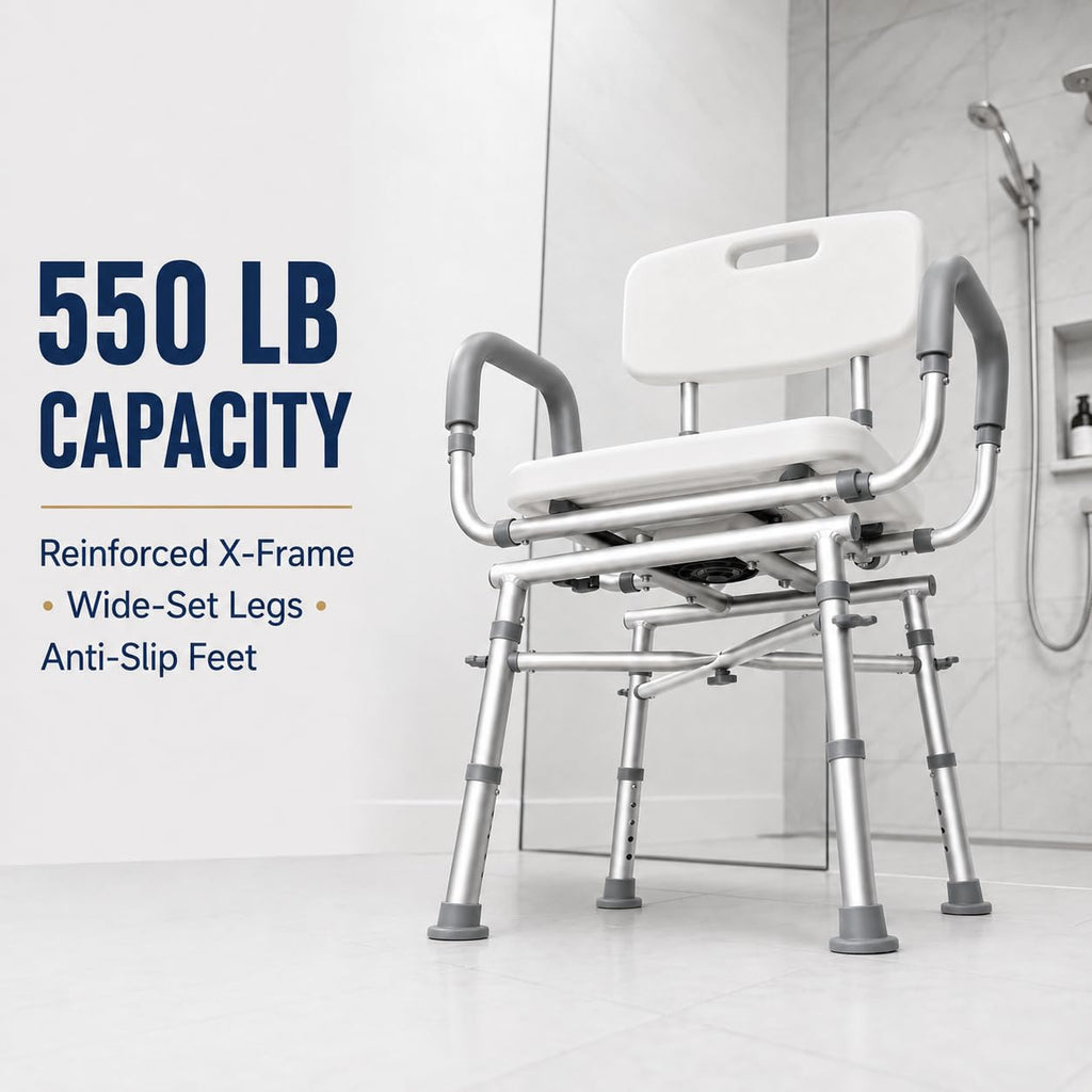 Swivel Shower Chair with Arms R449