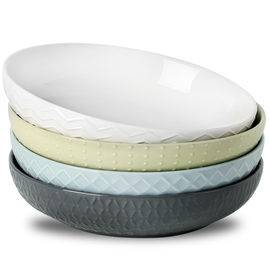 9.1'' 42 OZ Ceramic Pasta Bowls Set of 4 B416587