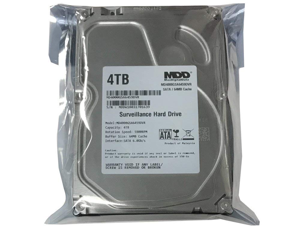 4TB 64MB Cache 5900PM SATA 6Gbps 3.5-inch Internal Surveillance Hard Drive E18294
