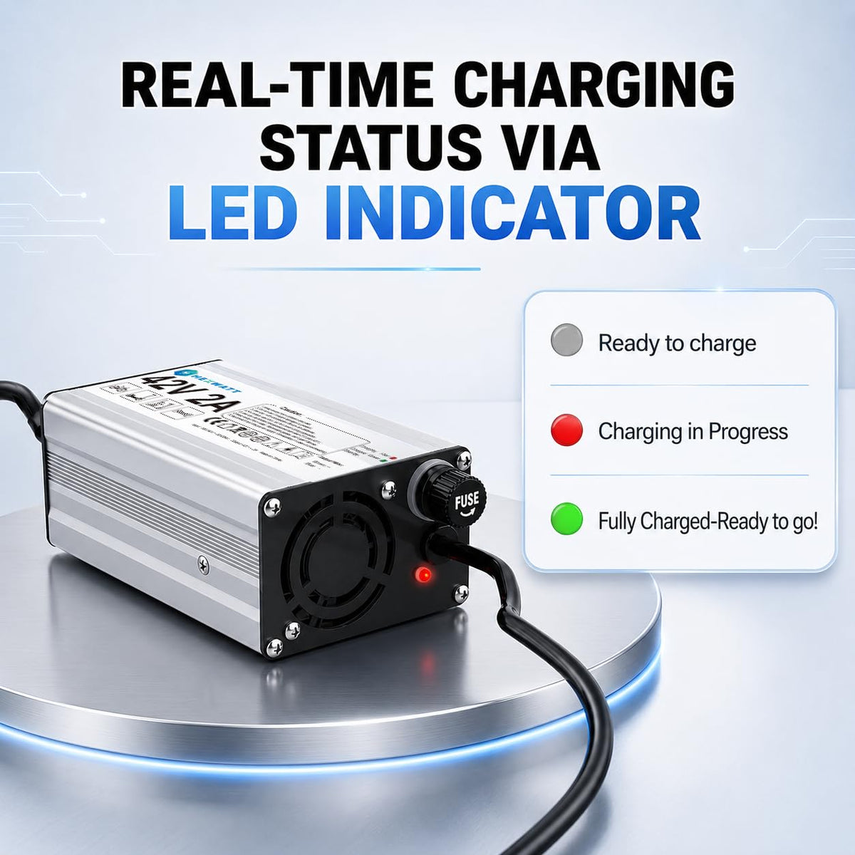 42V 2A Electric Scooter & Ebike Charger J87885