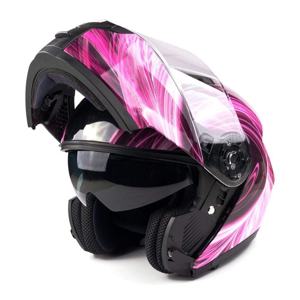 Adult Modular Motorcycle Helmet DOT Full Face Flip-up S907