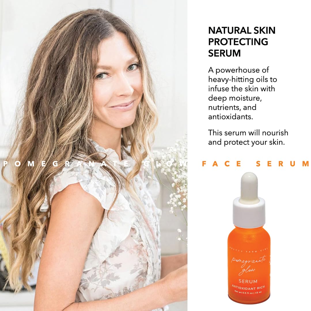 Pomegranate Rosehip Jojoba Face Serum 1oz M4597