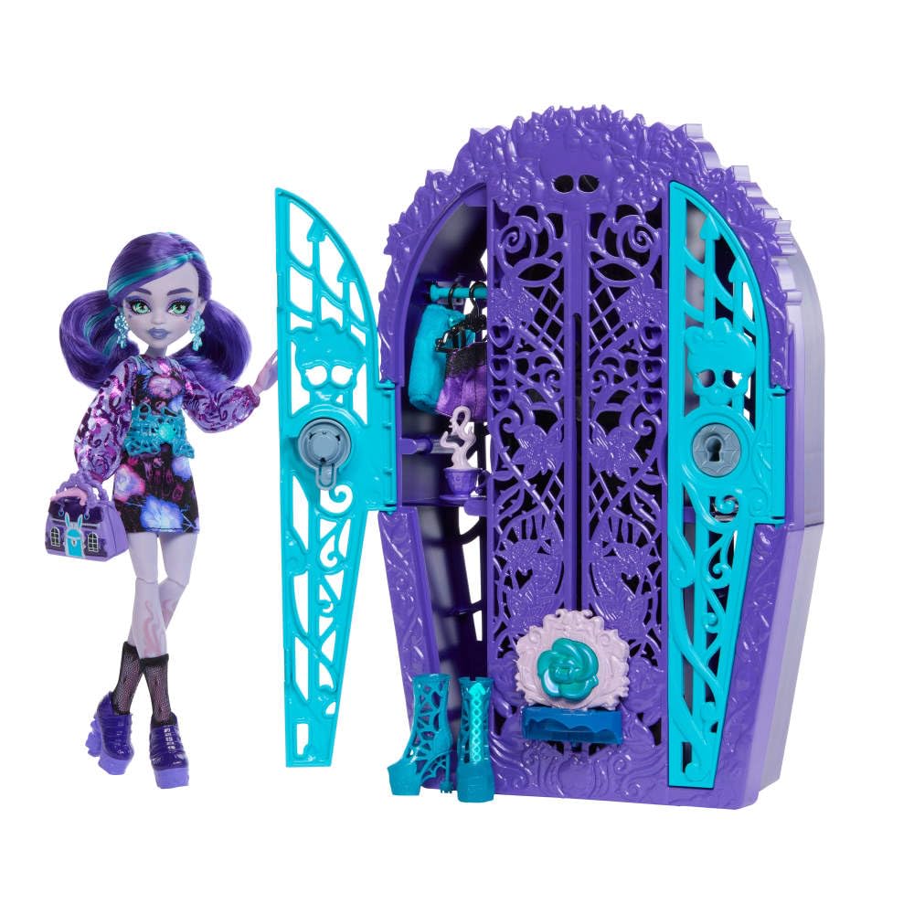 Doll & Accessories Set with Closet F77120