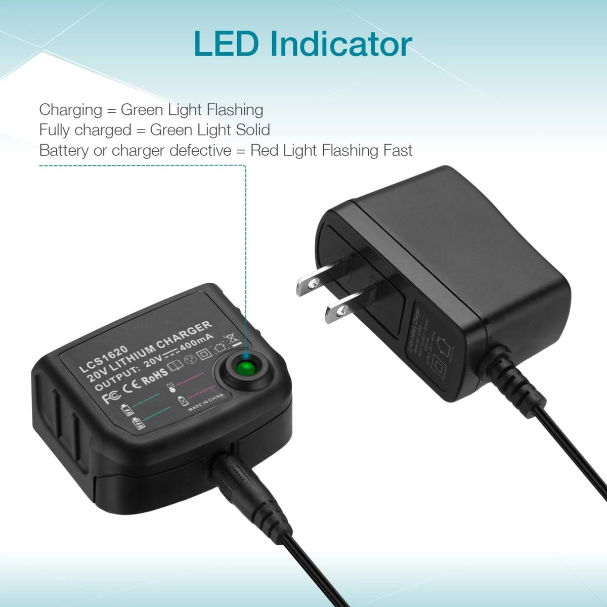 20V Lithium Battery and Charger S2682