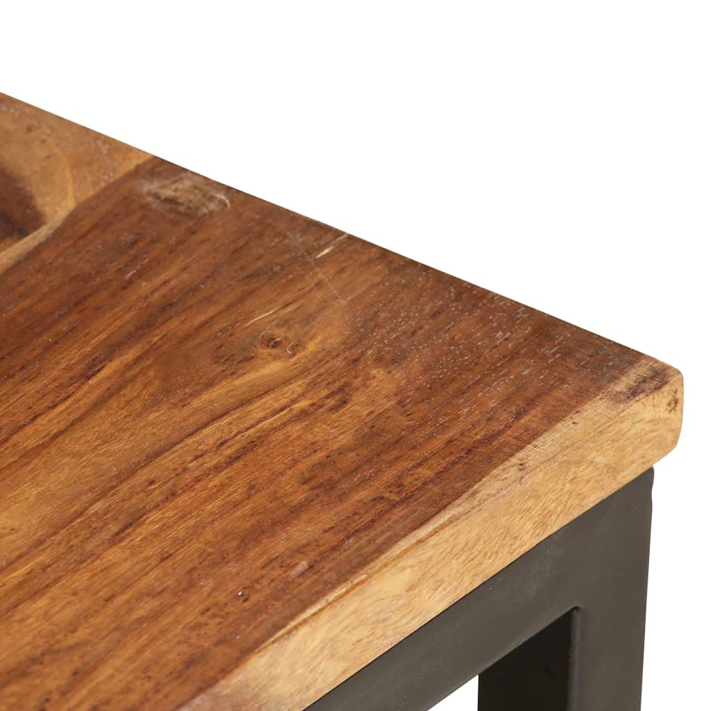 2 pcs Solid Sheesham Wood Nesting Coffee Table G477