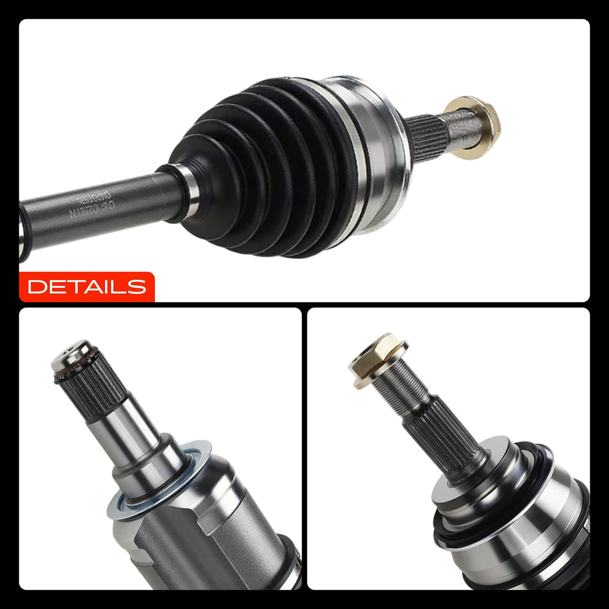 Set of 2 Front CV Axle Shaft Assembly T66120