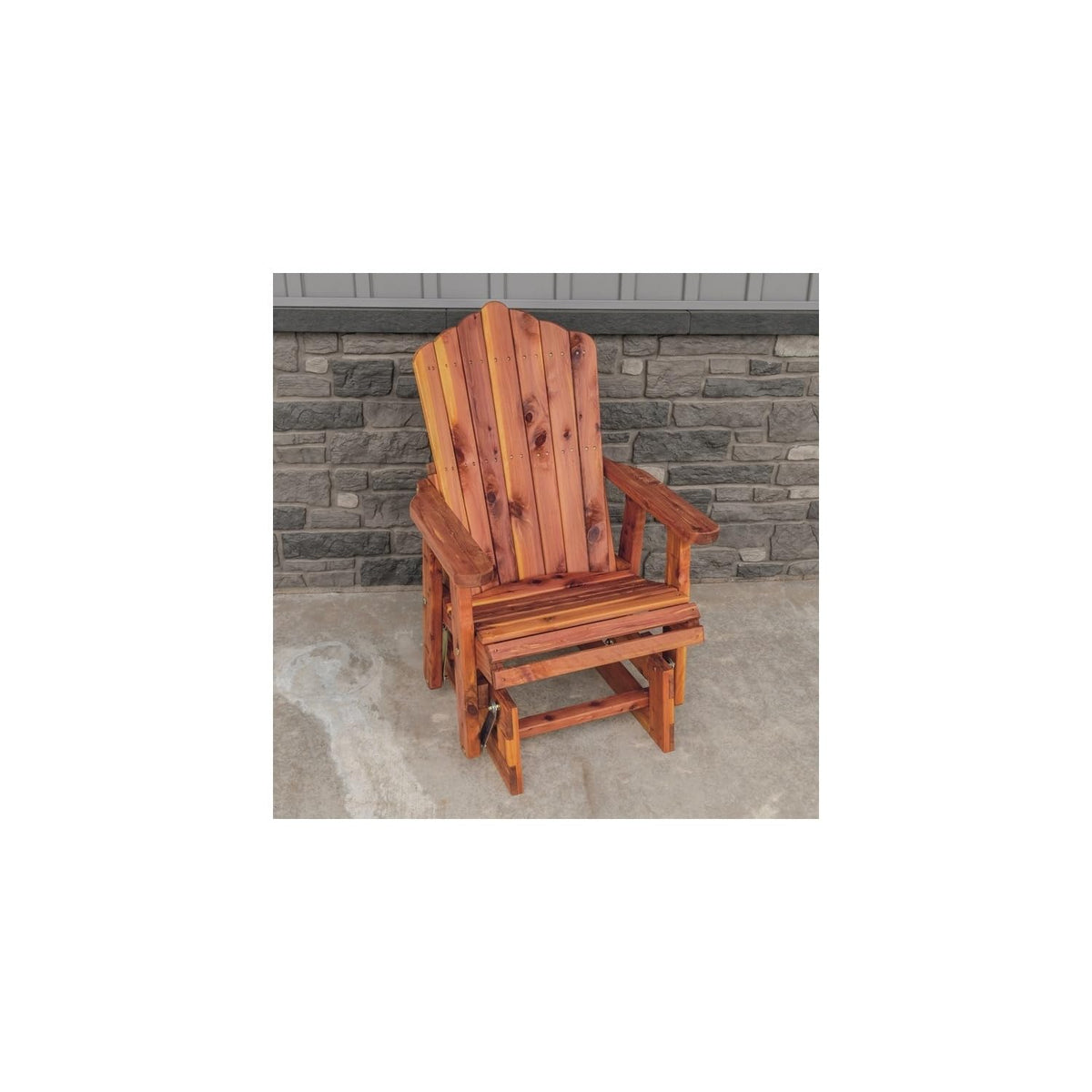 Cedar Fan-Back Outdoor Rocker W899