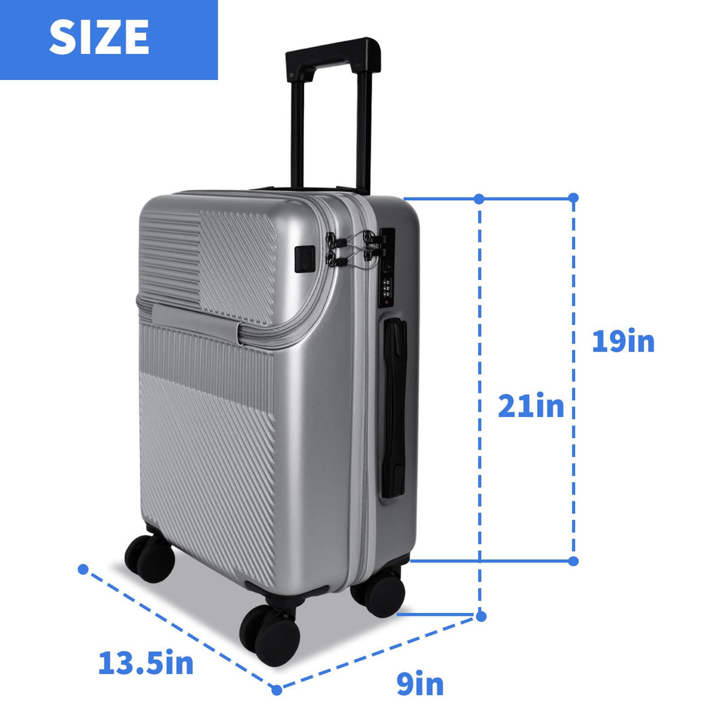 20 inch Hardshell PC Carry on Luggage with Wheels F59017