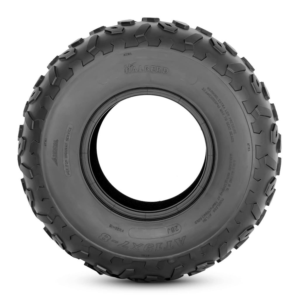 19x7-8 ATV UTV Tires Set of 2 Tubeless A384