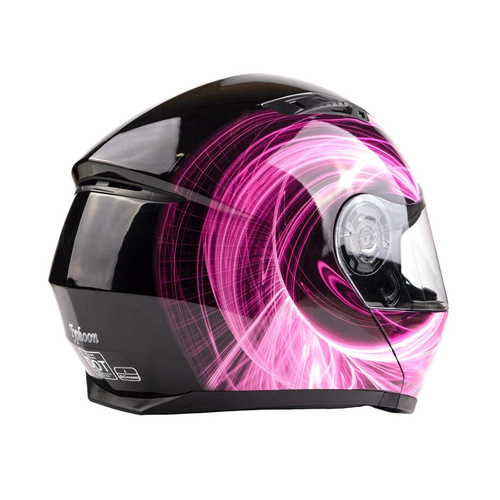 Adult Modular Motorcycle Helmet DOT Full Face Flip-up S907
