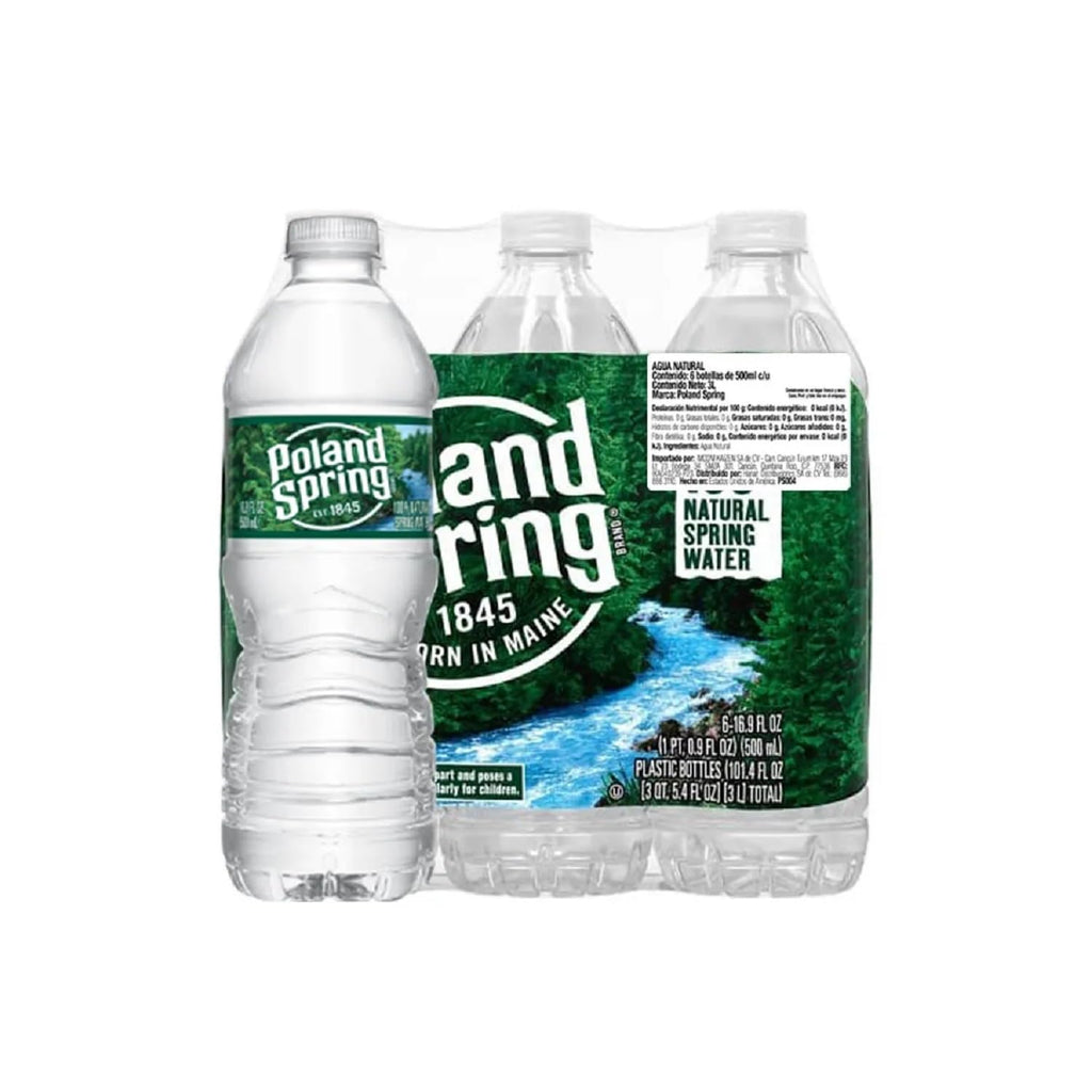 Sparkling Natural Spring Water 16.9-ounce 6 Count W530