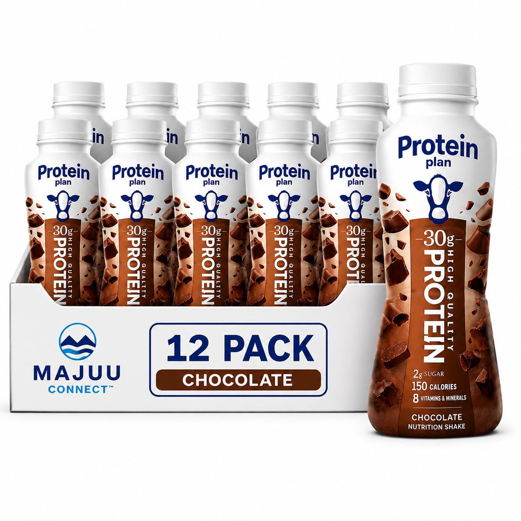 High Protein Chocolate Nutrition Shake 12 Pack 11.5 Fl Oz U972130