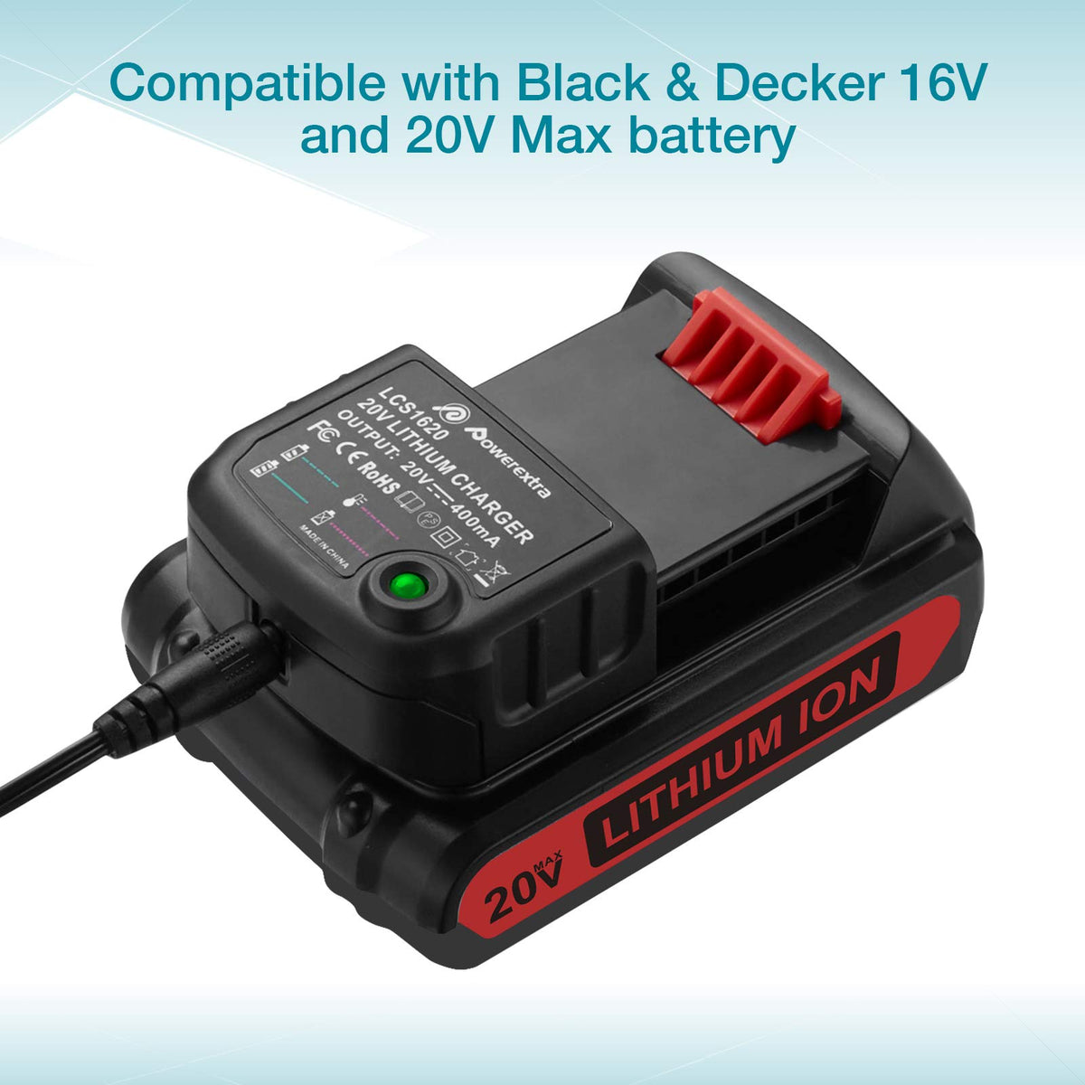 20V Lithium Battery and Charger S2682