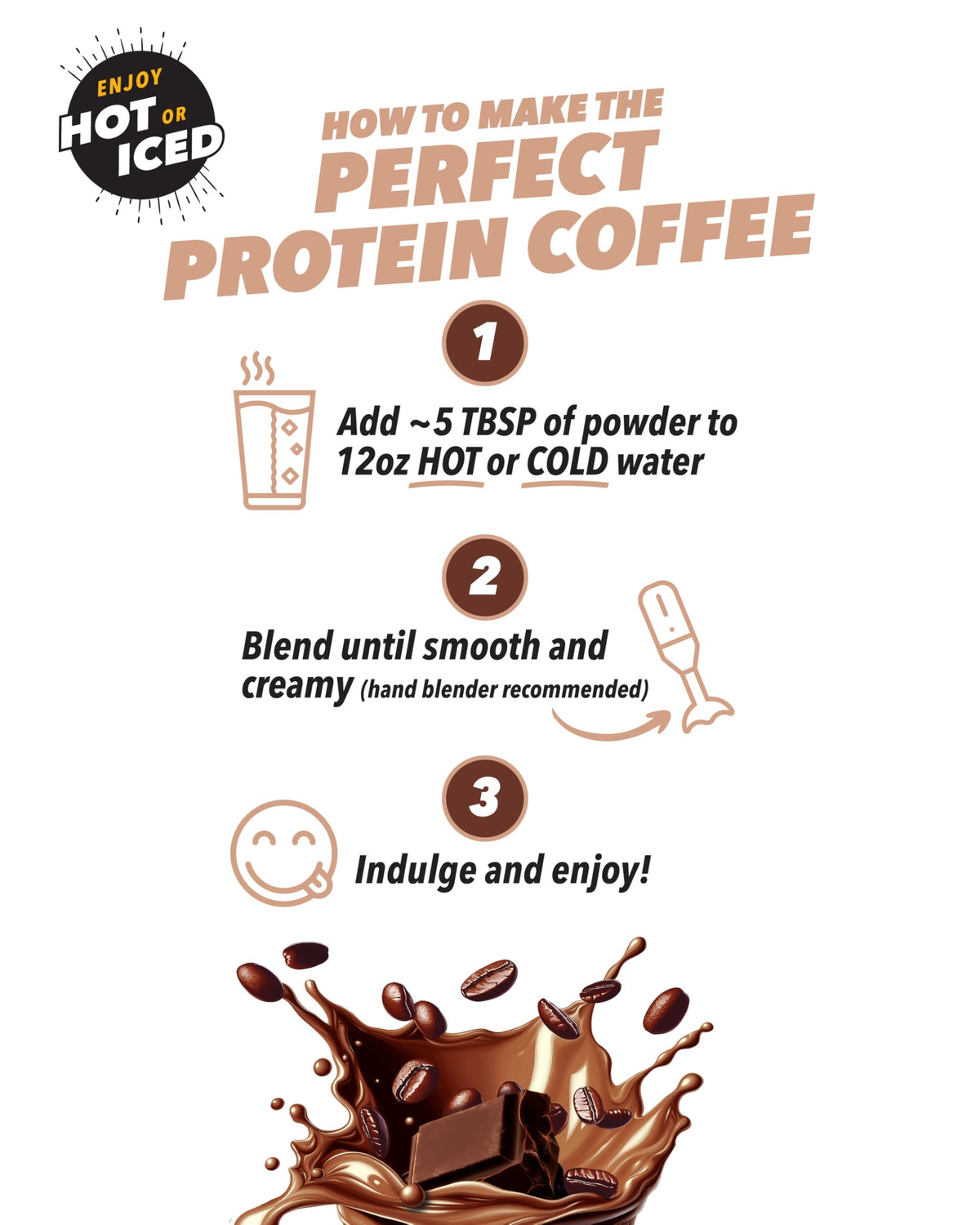 Instant Coffee Mocha 25g Protein 14oz O909