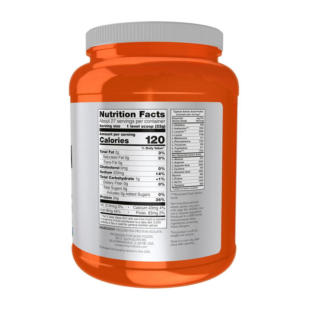 Pea Protein Unflavored Powder 2 lbs M2058