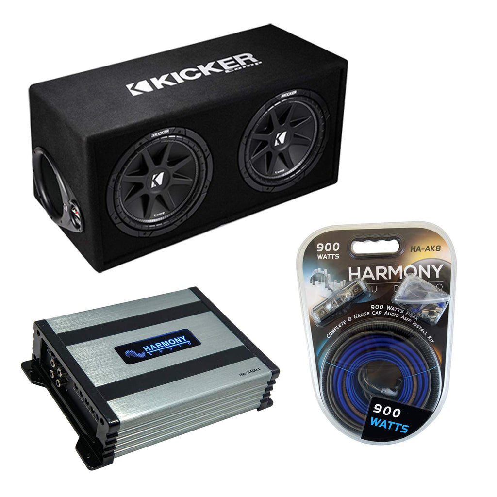 12" Ported Sub Box with Amp L7362