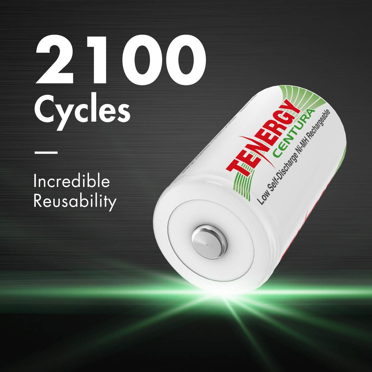 8 Pack NiMH Rechargeable C D Batteries L2285