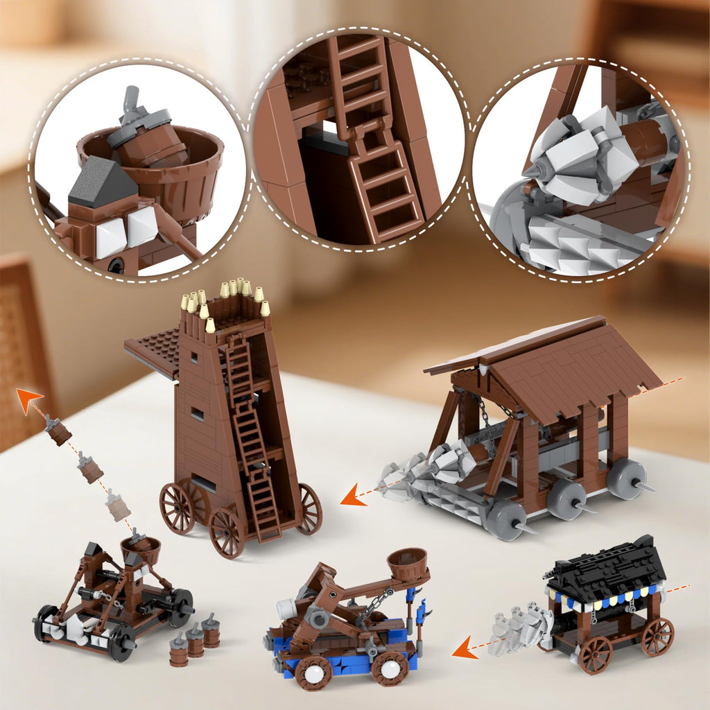 Medieval Castle Battle Building Block Set F725913