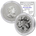 1 oz Australian Silver Year of the Dragon Coin L45814
