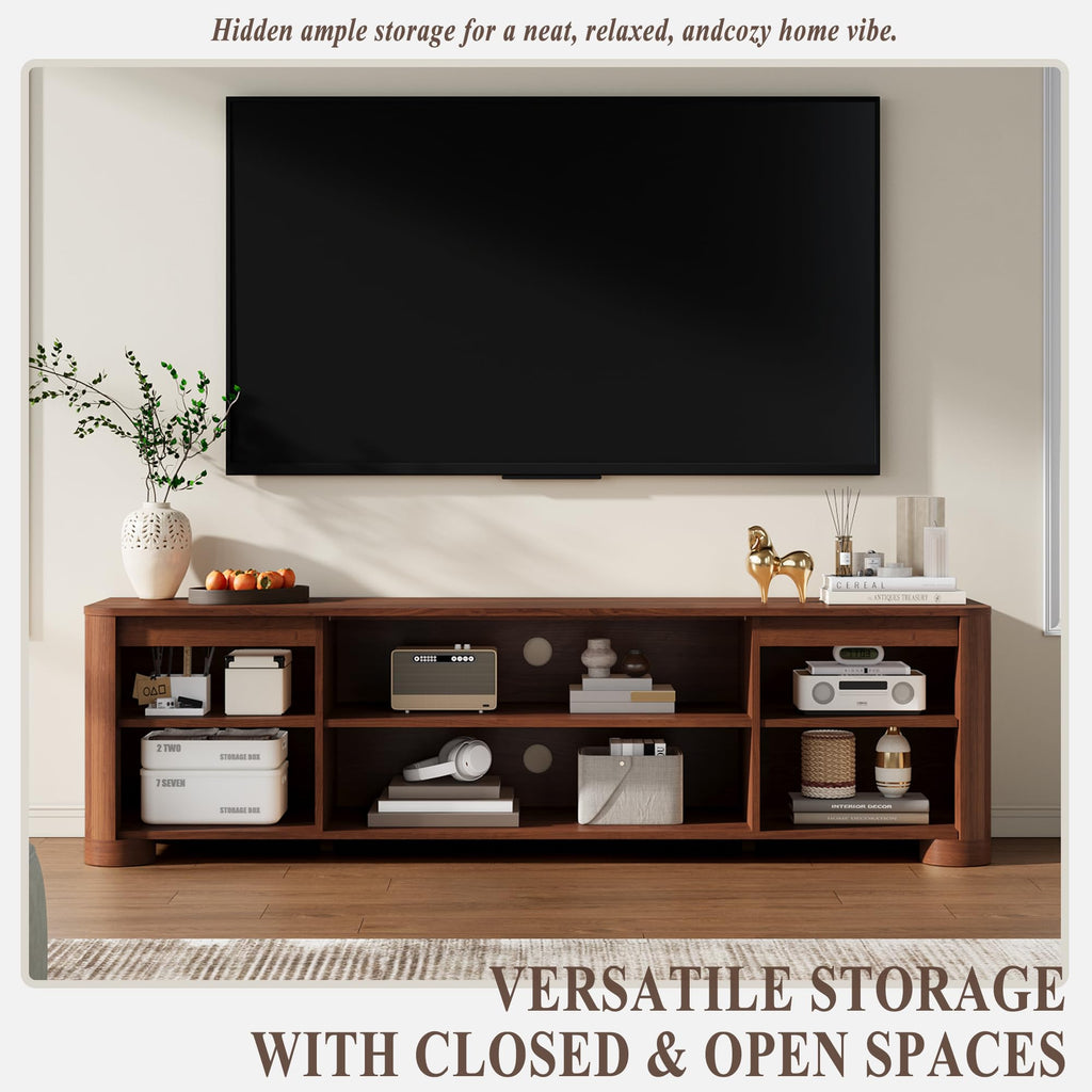70" Walnut TV Stand T62495
