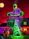 12FT Halloween Inflatables Witch Decorations W764