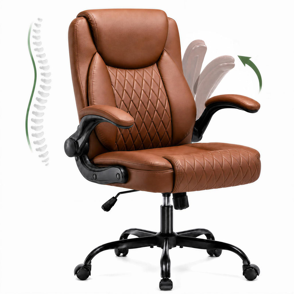 Camel Brown Home Office Chair U643034