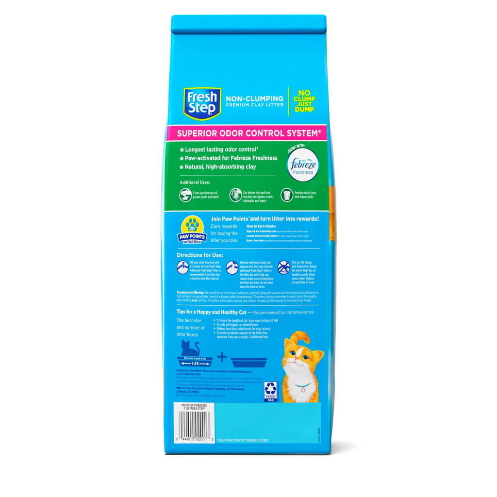 Non Clumping Cat Litter with Odor Control, 7 lb. Bag G2166