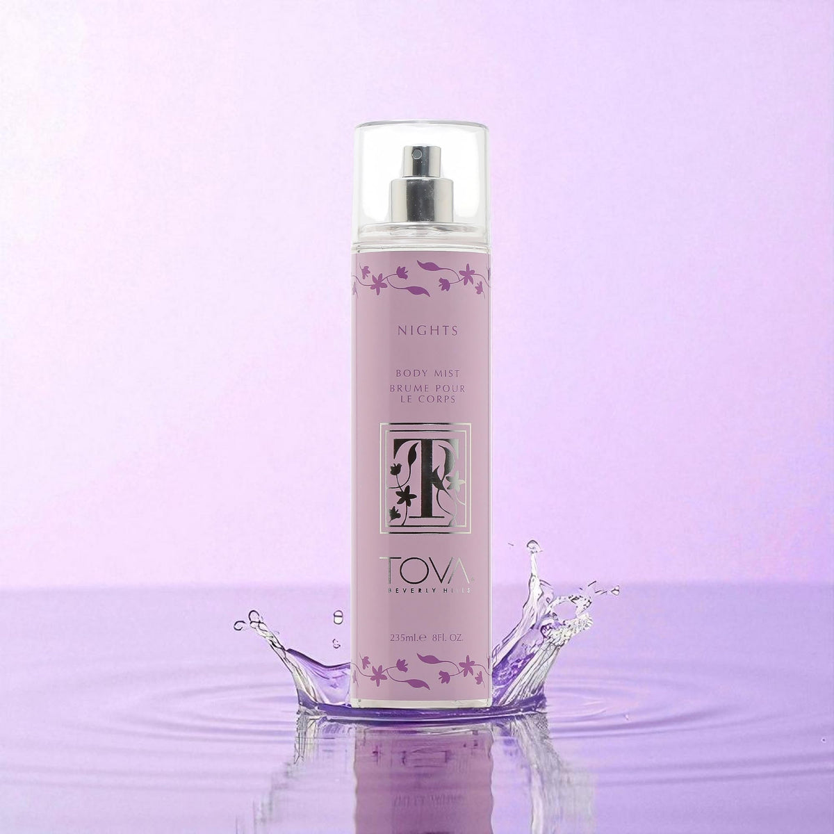 Spicy Floral Body Mist with White Lily, Peony & Patchouli 8.0 fl oz V972
