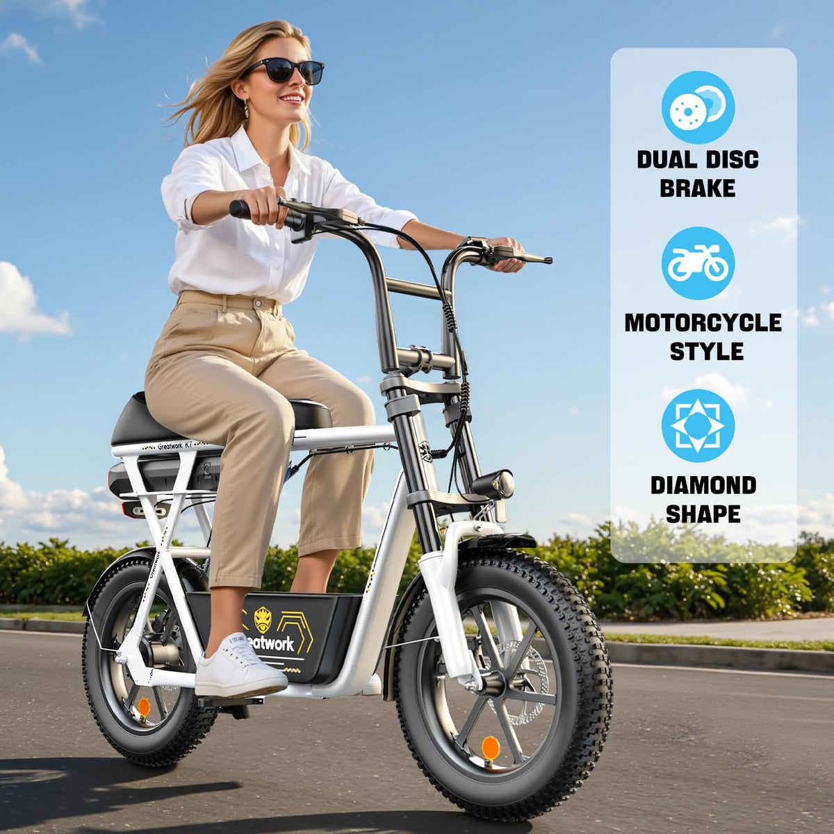 1500W Electric Scooter with Seat N369