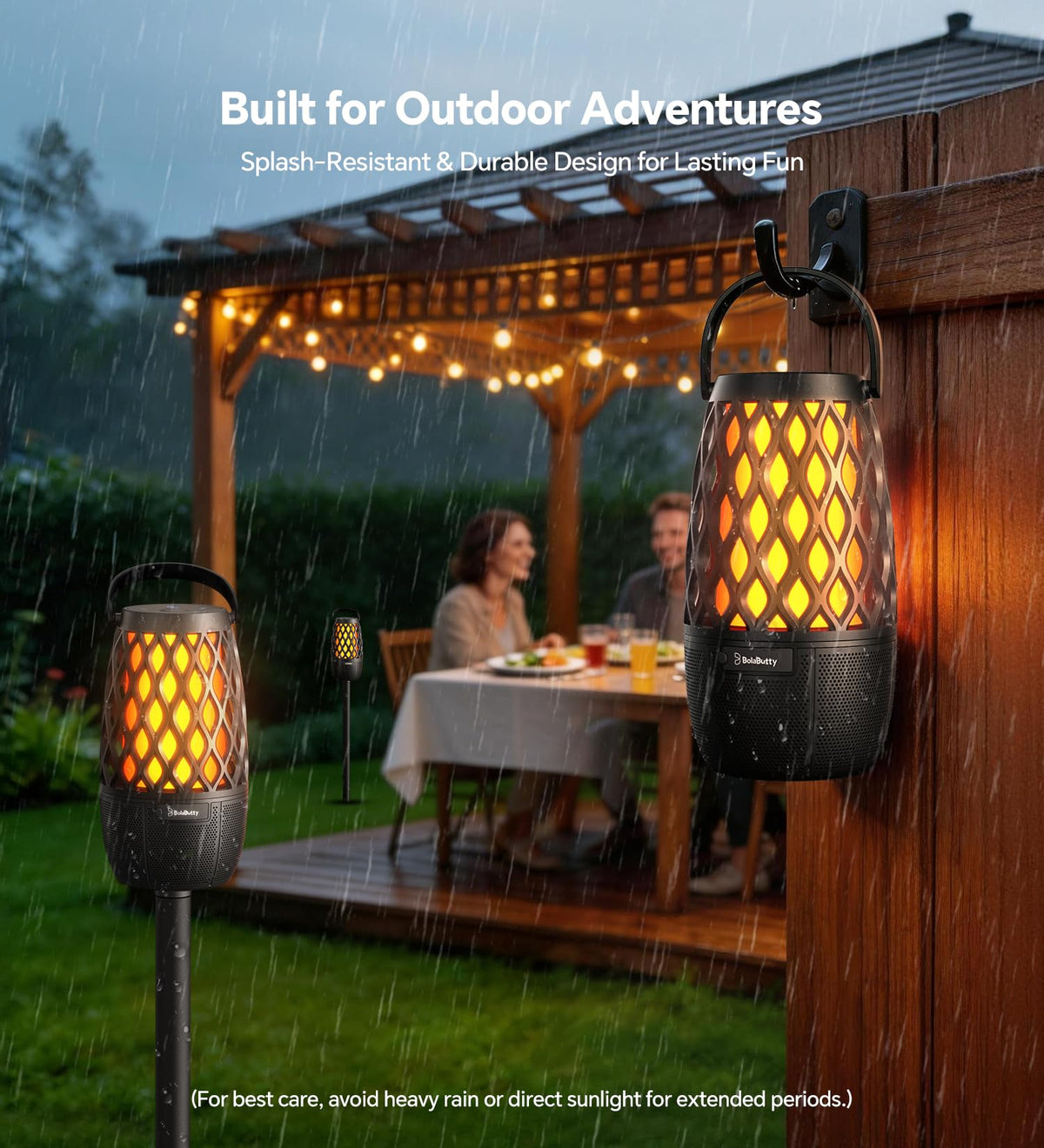 IPX5 Waterproof Outdoor Speakers 2 Pack H7956