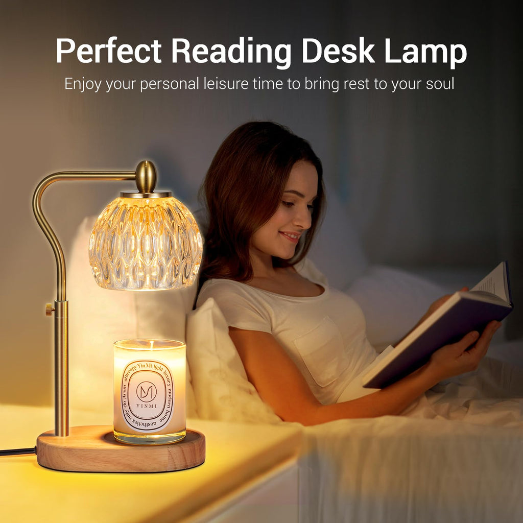 Candle Warmer Lamp with Timer & Dimmer Height Adjustable K338