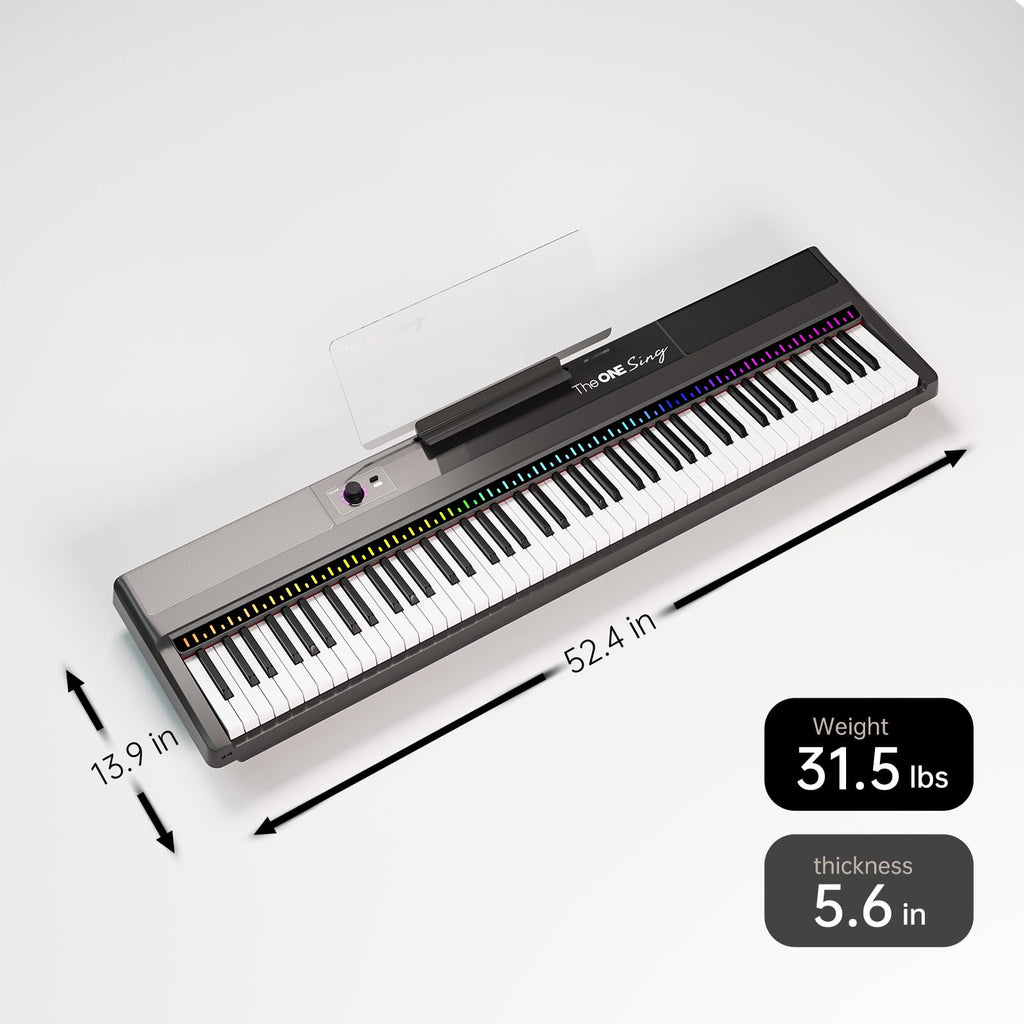 88-Key Weighted Hammer Action Digital Piano Keyboard Z1546