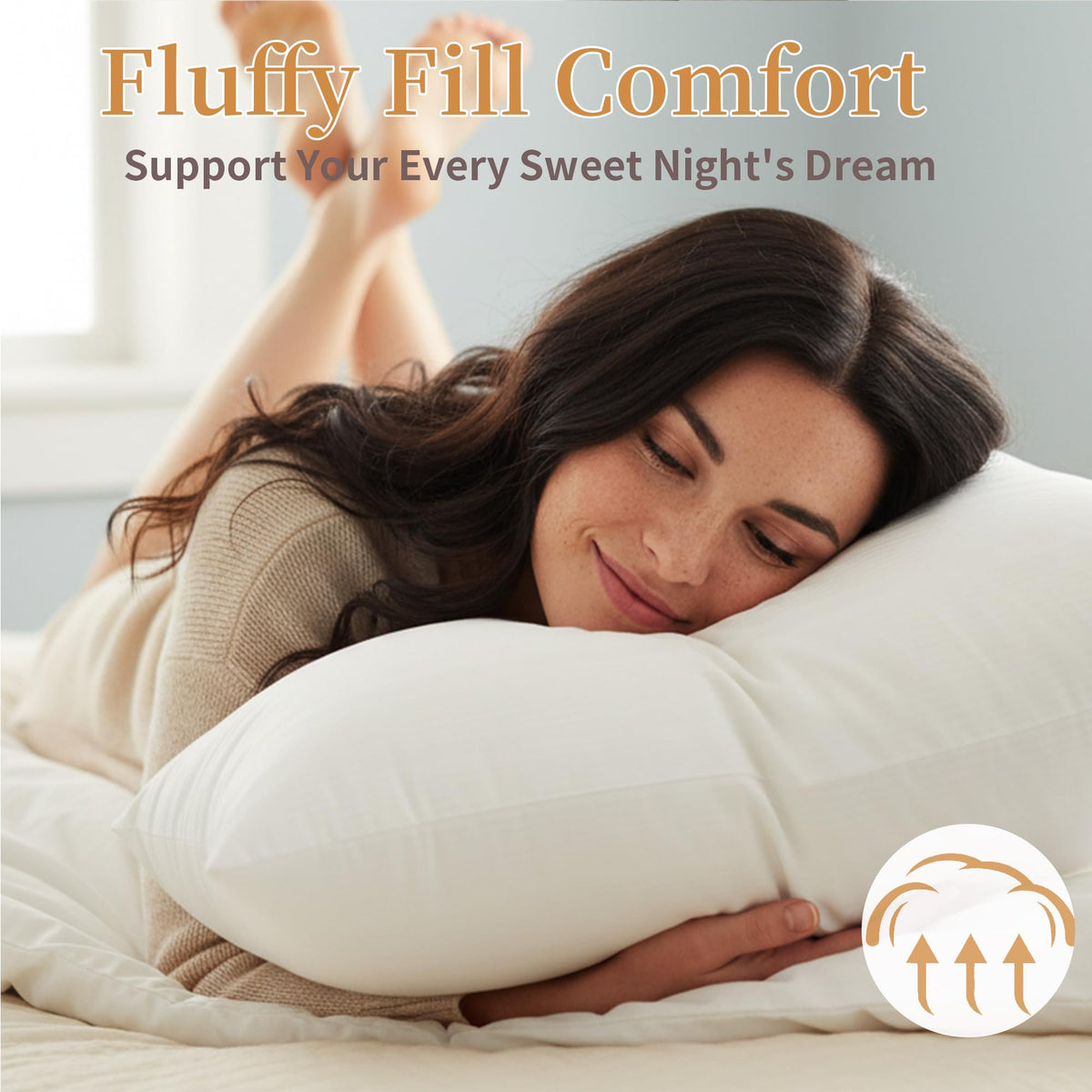 King Size Down Alternative Pillows Set of 2 P4038