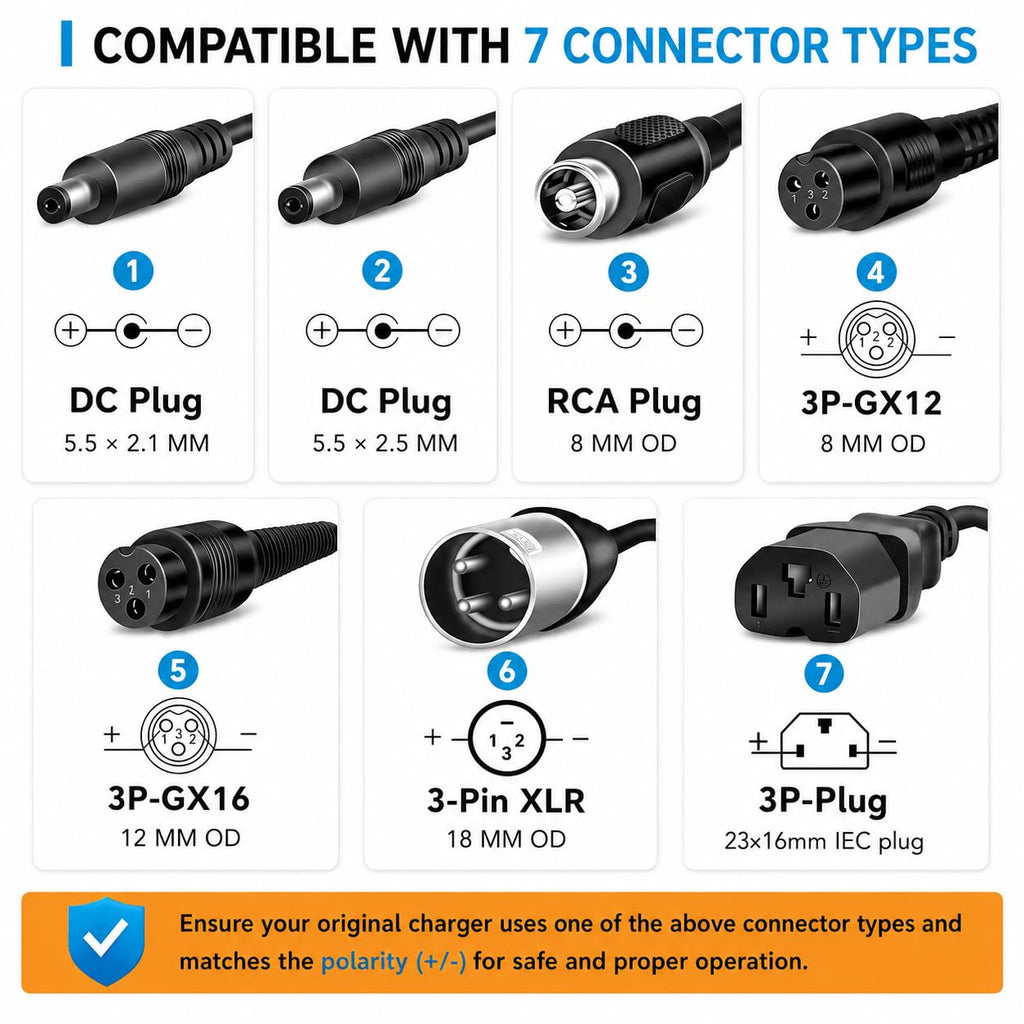 42V 2A Electric Scooter & Ebike Charger J87885