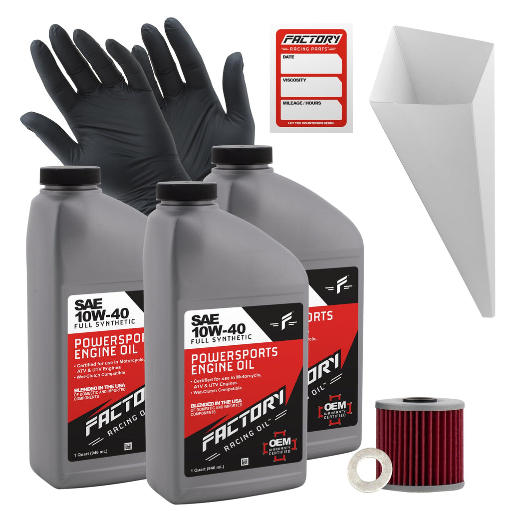Oil Change Kit compatible with Kawasaki KL650 KLX650 L89913